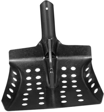 BESPORTBLE Pala De Drenaje Reutilizable para Jardín Orificios Tamizadores, Herramienta Ligera para Limpieza De Desagües y Alcantarillas, Mango Ergonómico para Uso Zanjas y Pozos