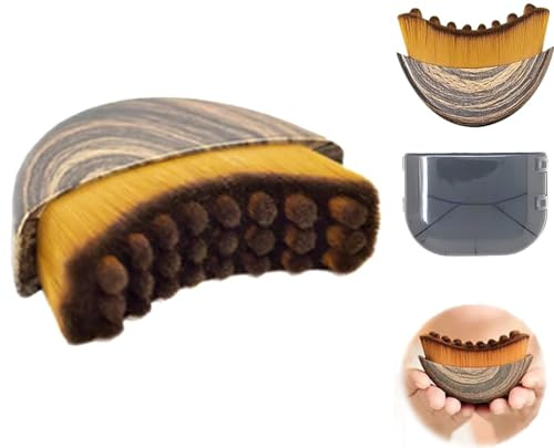 Cepillo facial de contorno linfático, cepillo facial de cepillado en seco, masajeador de drenaje linfático para escultura de cara, barbilla y mandíbula, reduce la hinchazón, diseñado ergonómicamente