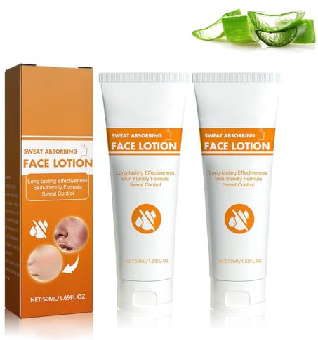 Anti-transpirant pour le visage, anti-transpiration - Contre la transpiration excessive du visage, le front et le cuir chevelu et le cuir chevelu - Contrôle du visage gras - Anti-transpiration - Sans
