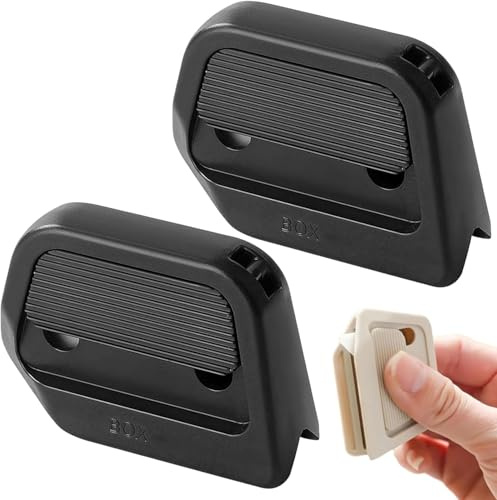 2 Pack Mini Cuchillos de Seguridad de Cerámica con Cuchilla Auto Retráctil Almacenamiento Magnético Cortador de Cajas a Prueba de Óxido para Paquetes Artesanías de Papel Oficina Uso Doméstico (negro)