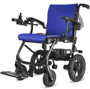 Fauteuil Roulant Électrique Pliable Et Léger Pour Adultes, 13,6 Kg, Tout-terrain, Autonomie De 19 Km, 500 W, Fauteuil Roulant Motorisé Avec 2 Batteries Amovibles De 5,2 Ah, Télécommande