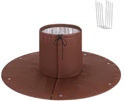 Protezione radicale per palme – 45 cm protezione radici coperta invernale, protezione da giardino, copertura esterna | antigelo per la progettazione di paesaggi, aiuole, parchi giochi, terrazze