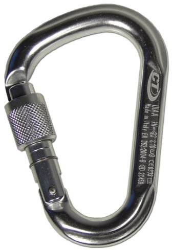 tee-uu CT HMS Screw Karabiner - Ideal zum Retten und Selbstretten