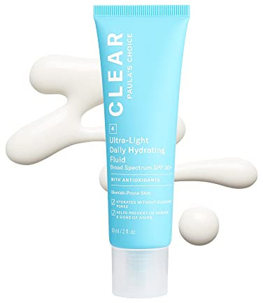 Paula's Choice CLEAR Ultra-Light Hydrating Face Sunscreen SPF 30, 2 Fl Oz