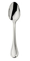 Robbe & Berking Cuillère à Moka Classic-Faden (plaqué Argent Massif 150 g)