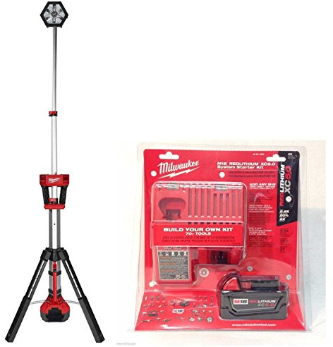 M18 18-Volt Lithium-Ion Cordless Rocket LED Tower Light Kit
