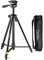 National Geographic, Treppiede Foto Medio con Testa 3 Vie e Sblocco Rapido, Gambe a 3 Sezioni, Chiusura Leva, Colonna Centrale a Cremagliera, Portata max 1,5kg, Borsa Inclusa, Alluminio, NGPH000