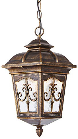 Rétro style industriel lustre extérieur imperméable IP55 couloir couloir jardin lumière jardin européen jardin trellis pavillon extérieur lustre d'éclairage anticorrosive lumière villa lampe spéciale
