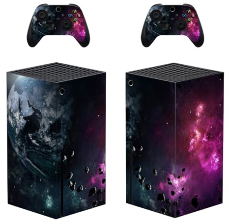 DolDer Skin Sticker/Slickwrap, Protective Skin for Xbox Series X Console and 2 Dualshock Controllers - 0739