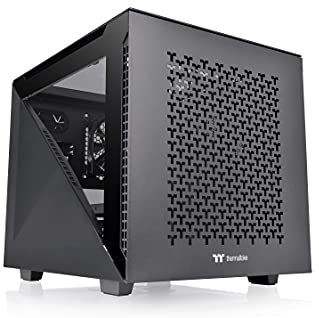 Thermaltake CA-1V1-00S1WN-01, Divider 200 TG Air Black/Micro ATX Case/PC-Case/Tempered Glass/Black