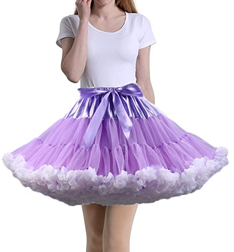 Tmade Women's Tulle Petticoat Tutu Party Multi-Layer Puffy Cosplay Skirt