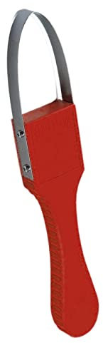 GIMOCOOL Unkraut Schlinge,Unkrautjäter aus stabilem Edelstahl zum Durchpflügen, Jätschlinge Mit Stiel PVC Bügelhacke, Unkrautbekämpfung Für Hof Ackerland Transplantations Kultivierungsgeräte,