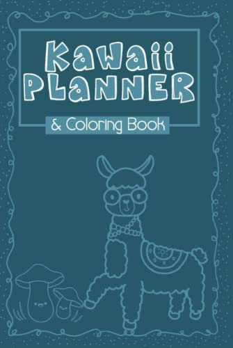 Kawaii Planner and Coloring Book
