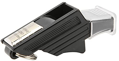 Akozon Fischietti, 40 Sonik, Miglior Fischio Arbitro, Fischio 40, S Basket Allenamento Sportivo Arbitro Fischio Campeggio Sopravvivenza Emergenza Salvavita W (Argento Nero)