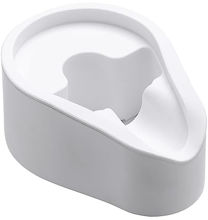 Normcore Tamper Station in acciaio inox, in silicone, per portafiltro espresso, 54 mm, 58 mm, colore: bianco