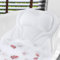 Coussin Baignoire, DoDuo Oreiller de Bain 4d Air-Mesh Coussin de Bain avec 6 Ventouses Accessoires de Bain Coussin de Spa Coussin de Soutien Baignoire pour Dos et Cou Blanc