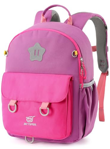 SKYSPER IKIEX 10 Kinderrucksack Jungen & Mädchen für 3-8 Jährige, komfortabler Wanderrucksack Kinder