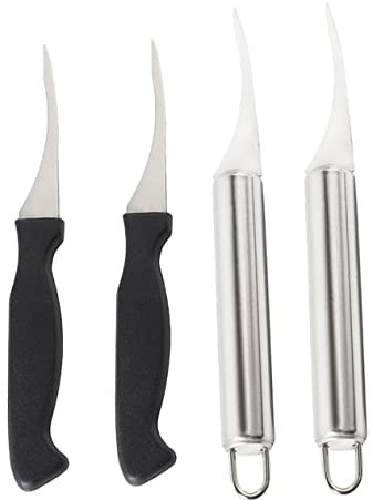 Cabilock 4stücke Teiliges Aus Edelstahl-garnelenmessern Garnelenschäler Und Reinigungswerkzeug Für Schnelle Und Mühelose Zubereitung Von Garnelen Der Küche