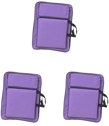 Adoorniequea Kunst-Portfolio-Tasche für Kinder, zum Zeichnen, Skizzieren, Bücher, Reisen, Künstler, Rucksack, Lila, 49 x 36 cm, 3er-Set (lila, 49 x 36 cm), 49x36cm