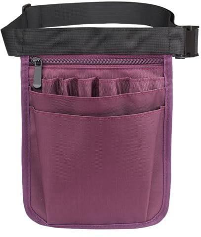 Krankenschwester Taschen Hüfttasche,Gürteltasche Einzelhandel,Krankenschwester Tasche,Krankenschwester Gürteltasche,Krankenschwester Gürteltasche Mit Mehreren Fächern,Lila