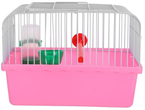 DRESSOOS Multi-funktionaler Tragbarer Vogelkäfig Für Kleine Vögel Für Papageien Und Nymphensittiche Mit Futterbehälter Und Wasserflasche Langlebig Und Leicht Zu Reinigen