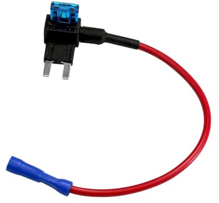 iplusmile 6stücke Sicherungshalter Mit Mini Sicherung Adapter ACS Tap Dual Circuit Adapter Halter Einsatz Für Autosteckersicherung Standardsicherung Flachstecksicherung Kabel Stromabgriff