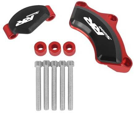 KMWSHAN Motorrad-Schutzhülle Für BMW S1000RR S1000 RR S 1000 RR 2019 2020 2021 2022 Motorrad Motorschutz Statordeckel Schutz Motorschutz Sturzpads Rahmenschutz(Rosso)