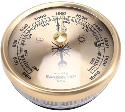 Dranvosk High Precision Barometer for Home Indoor Fishing | Dial Barometric Pressure Gauge,Accurate Weather Monitoring