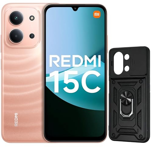 XIAOMI Redmi 15C Smartphone, 4Go RAM 256Go ROM, Triple Caméra Arrière de 50MP avec IA, Écran 6,9 Pouces, Batterie 6000 mAh, Affichage de Soins Oculaires 120 Hz, Orange