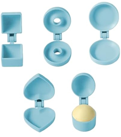 Moldes para cakepop, moldes para cakepop, juego de prensa de 5 piezas, molde para cake pops con múltiples formas para hornear galletas, bodas, fiestas de cumpleaños