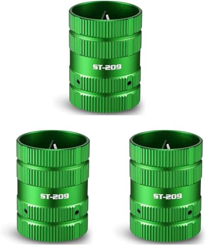 Hndhbfgrt 3X Herramienta de Escariado de Tuberías [Ayudante Eficiente de Plomeros] Herramienta de Desbarbado para Limpiadores de Tuberías de Cobre Y PVC, Tubos Y Escariadores de Tuberías