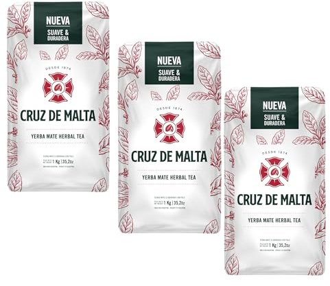 Argentinischer Mate-Tee mit Stengelstückchen, Cruz de Malta, 1kg.