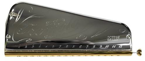 Suzuki 16-hole Tremolo Chromatic Harmonica SCT-128 - key of C