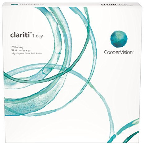 Clarity 1 Day - Lentes de contacto esféricas diarias (R 8.6 / D 14.1/6 Diop), Pack de 90 uds.