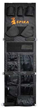 SPIKA Organiseur pour Armoires Fortes 12 Pochettes Noir Gris