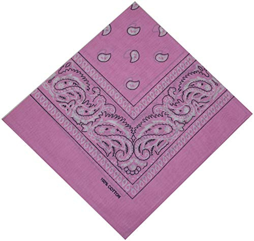 Bandana Halstuch Biker 1er 3er 6er 12er Pack Nikki Tuch Schal Paisley Kopftuch 100% Baumwolle 25 Farben