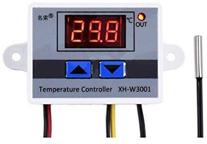 Q-BAIHE 12V Digital Thermostat Hochpräziser Temperaturschalter Mikrocomputer Digitalanzeige Controller