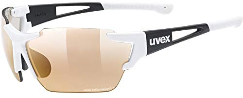 uvex sportstyle 803 race CV V - Sportbrille für Damen und Herren - konstraststeigernd & verspiegelt - selbsttönend