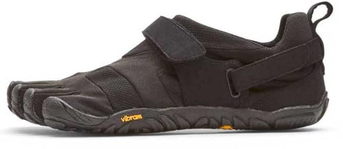 Sportskor FiveFingers KMD Sport 2.0-Teknik Sneakers Tunn Yttersula Med Fingrar - Löpning Vandring Yoga Träning Klättring - Svart Mikrofiber Gummi-Storlek, Svart, 40 EU Smal