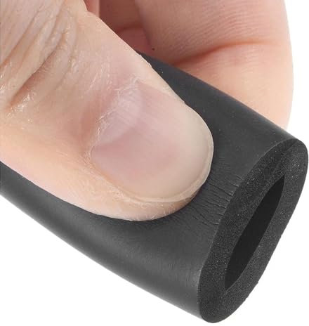 Rohrisolierung DN 16-108mm Dämmung, Rohrisolierung Solar, Flexibel Schaumstoff Rohrschale, Für Klimaanlagen Im Freien, Heißes Und Kaltes Wasser, Industrielle Abdeckungen ( Color : Black , Size : 108mm