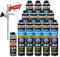 Isolbau B2 Dämmstoffkleber SET - 12 x 750 ml Perimeterkleber, 1 x PU-Schaum-Reiniger & 1x Schaumpistole für EPS & XPS-Platten - 1K PU-Klebeschaum für Fixieren & Befestigen