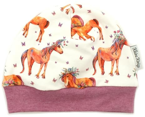 Kleine Könige Mütze Baby Mädchen Beanie · Viele Muster und Größen · Ökotex 100 Zertifiziert · Kopfumfang 35-58cm wählbar