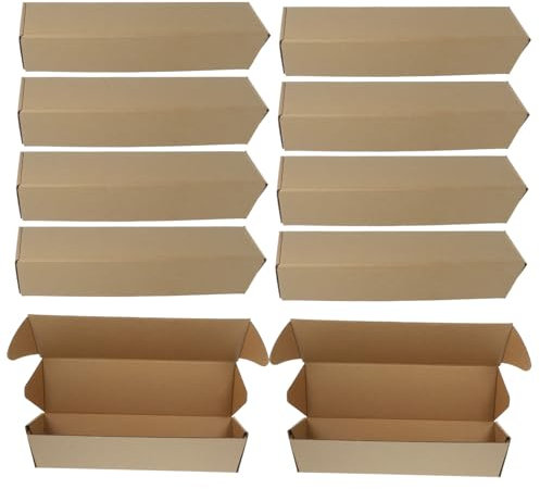 iplusmile 10stücke Dreieckige Versandkartons Aus Stabilem Kraftpapier Robuste Posterboxen Und Aufbewahrungsröhren Für Dokumente Kunstwerke Und Versand Vielseitige Lagerboxen Für Sicheren Tra