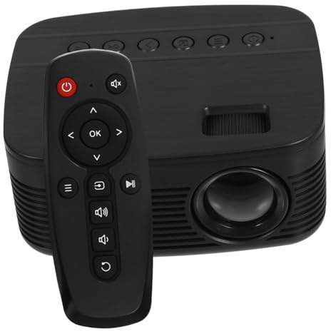 MERRYHAPY Mini Tragbarer Projektor Für Heimkino Kompakter Mit Multi-schnittstellen Für Unterhaltung Leiser Betrieb Vielseitig Einsetzbar