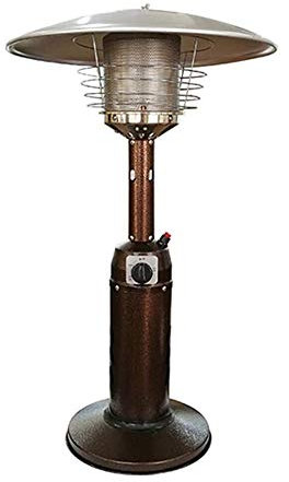 YJKKZQLB Chauffage Exterieur Chauffage Au Gaz De Bureau, 3Kw Haute Puissance Petit Radiateurs, en Plein Air Restaurant Commercial Chauffe Parapluie