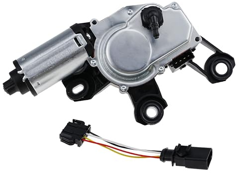 LEVANLIGHT Rear Windscreen Wiper Motor with Connecting Harness Wire Compatible With Au-di A1 8X A6 C7 4G Q3 8U (2012-2018) OE#4G9955711A 4G9955711C 8U0955711A 579717