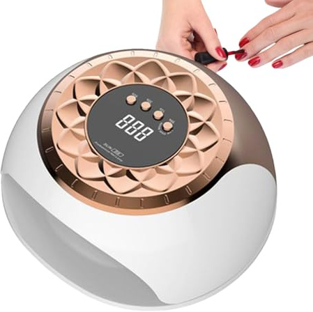 Lampe UV pour Ongles Séchoir à Gel pour Vernis | Lampe LED UV avec Minuterie Réglable pour Utilisation à la Maison, en et en Salon