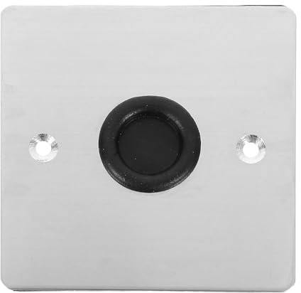 HOLIDYOYO Cache-Prise Métallique Mural 86 MM en Acier Inoxydable 304 Sortie de Câble Plaque de Recouvrement pour Prises Aveugles Protection et Décoration pour Murs et Plafonds