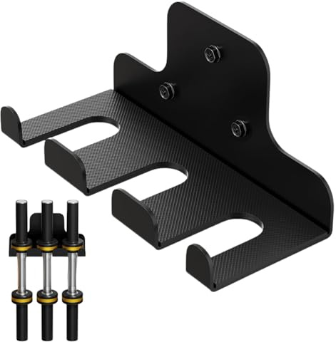 Hantelstangen Aufbewahrung - Halter Für Hantelstangen,Platzsparende Hantelablage | für Heimfitnessbereich Garage Fitness Training Gewichtheben Langhantel Kurzhantel