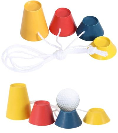 ZEXIJOW Set di 4 Tee da Golf Jumbo in Gomma, Inverno Tee Golf Gomma, Winter Golf Tee, Tees in Gomma Jumbo da Golf,per Clima Freddo, Campo da Golf, Uso Quotidiano, Interni, Esterni